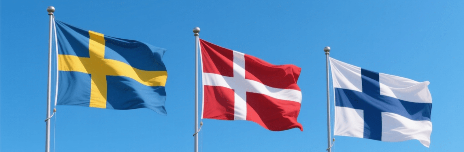 Suecia, Dinamarca y Finlandia